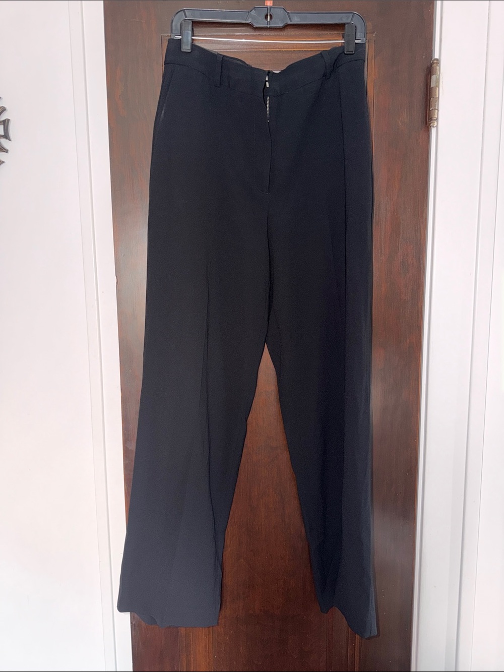 Aritzia Black Agency Pant - Straight High-Rise